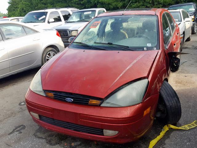 1FAFP38373W307114 - 2003 FORD FOCUS ZTS RED photo 2
