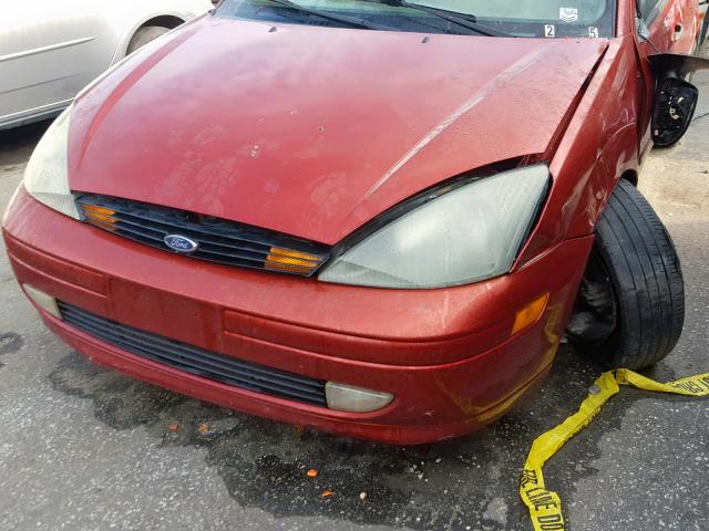 1FAFP38373W307114 - 2003 FORD FOCUS ZTS RED photo 9