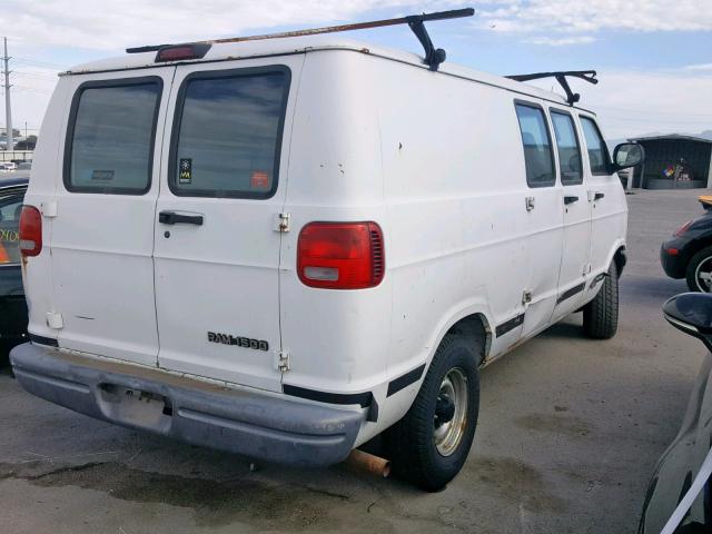 2B7HB11X9XK523895 - 1999 DODGE RAM VAN B1 WHITE photo 4