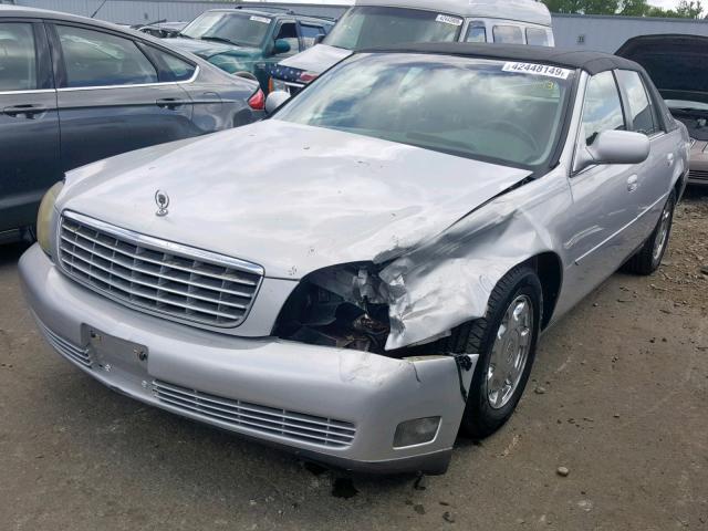 1G6KD54Y1YU238134 - 2000 CADILLAC DEVILLE SILVER photo 2