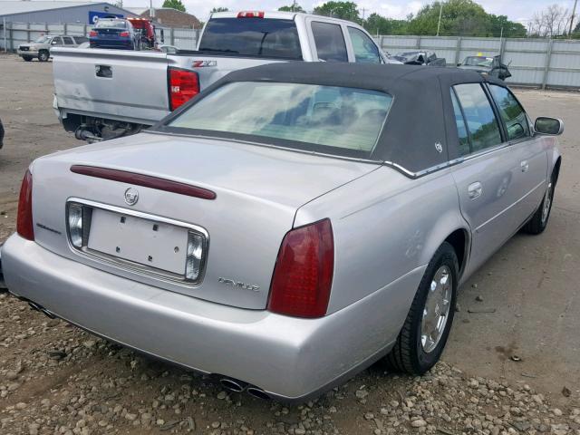 1G6KD54Y1YU238134 - 2000 CADILLAC DEVILLE SILVER photo 4