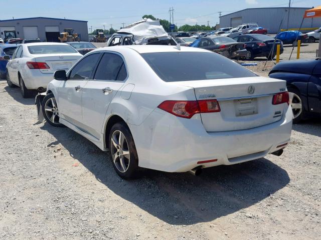 JH4CU2F81CC011701 - 2012 ACURA TSX SE WHITE photo 3