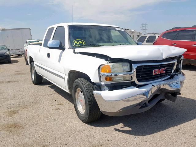 2GTEC19T121377654 - 2002 GMC NEW SIERRA WHITE photo 1