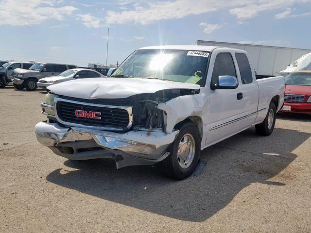 2GTEC19T121377654 - 2002 GMC NEW SIERRA WHITE photo 2