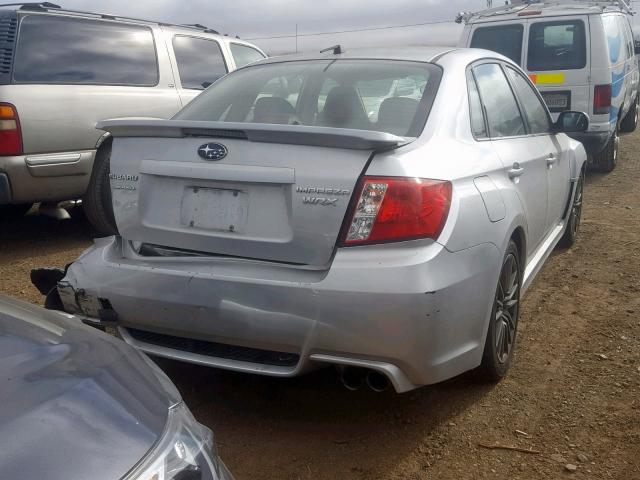 JF1GV7E68BG518069 - 2011 SUBARU IMPREZA WR SILVER photo 4