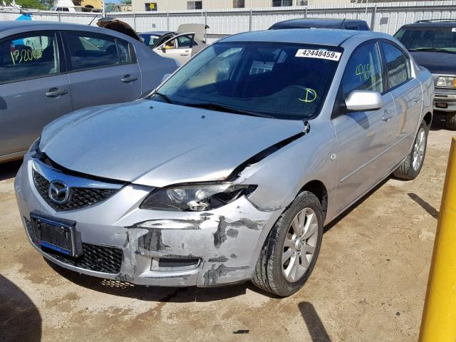 JM1BK12F971632462 - 2007 MAZDA 3 I SILVER photo 2