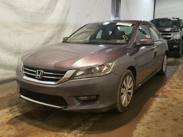 1HGCR2F84EA216593 - 2014 HONDA ACCORD EXL CHARCOAL photo 2