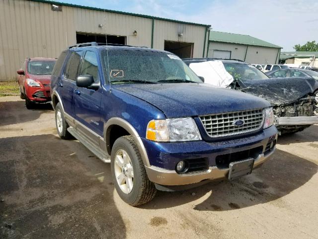 1FMDU74K14UA67341 - 2004 FORD EXPLORER E BLUE photo 1