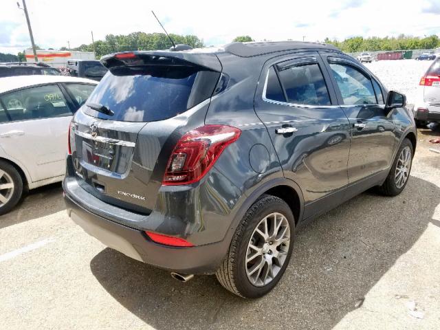 KL4CJ1SB8JB636003 - 2018 BUICK ENCORE SPO GRAY photo 4