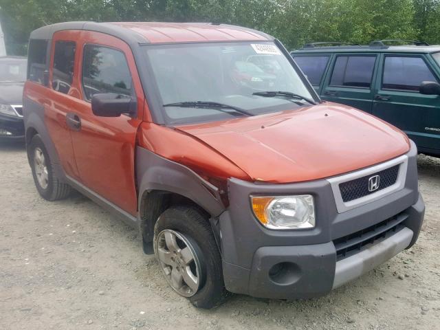 5J6YH18573L008949 - 2003 HONDA ELEMENT EX ORANGE photo 1