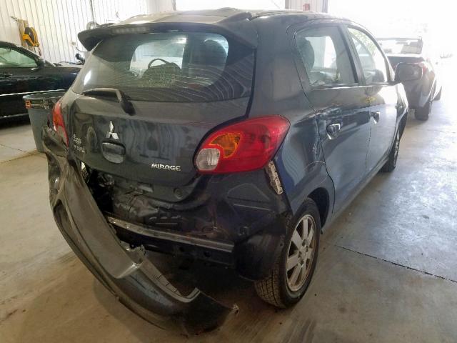 ML32A3HJXEH002452 - 2014 MITSUBISHI MIRAGE DE GRAY photo 4