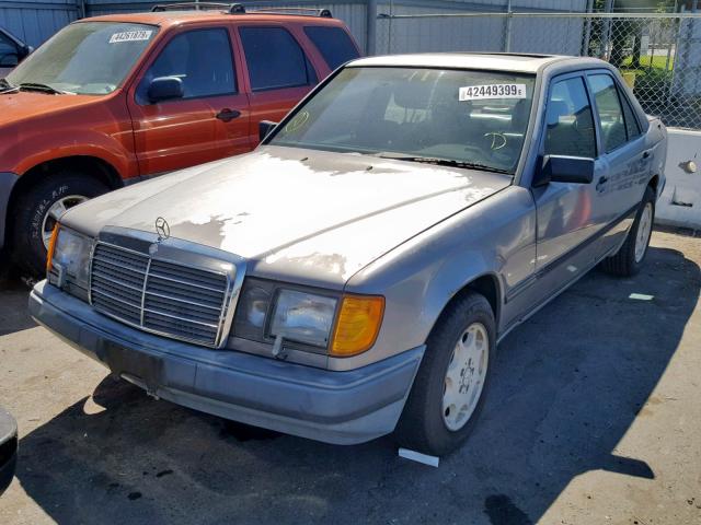 WDBEA30D7HA418535 - 1987 MERCEDES-BENZ 300 E GRAY photo 2