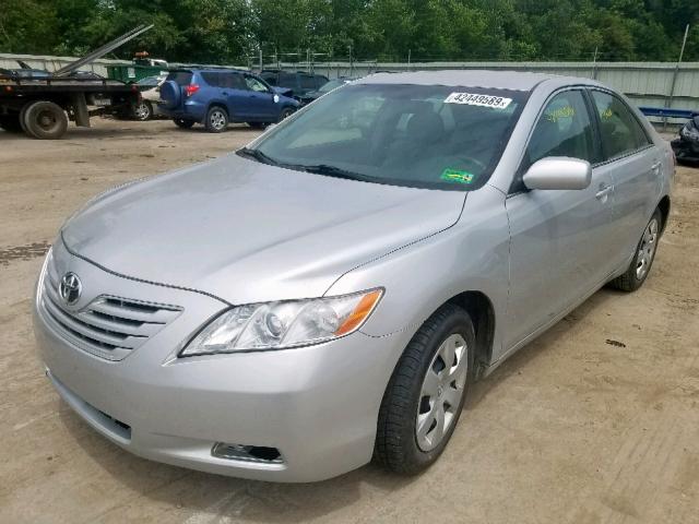 4T1BE46K57U638754 - 2007 TOYOTA CAMRY NEW SILVER photo 2