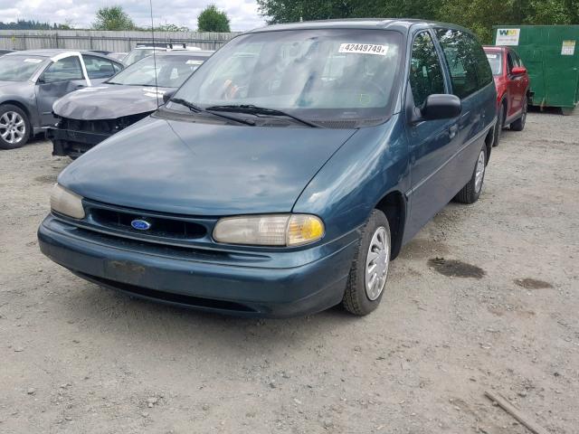 2FMDA5148TBB25971 - 1996 FORD WINDSTAR W GREEN photo 2