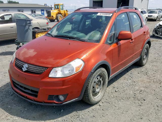 JS2YB5A34B6305008 - 2011 SUZUKI SX4 ORANGE photo 2