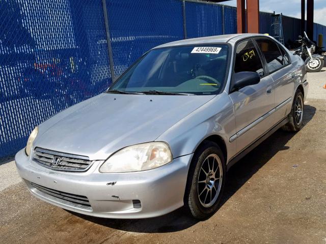 2HGEJ6612YH554669 - 2000 HONDA CIVIC BASE Gümüş foto 2