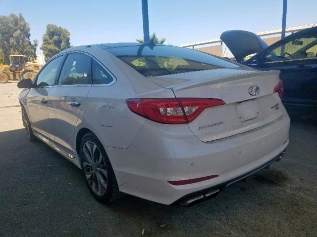 5NPE34AB4FH170443 - 2015 HYUNDAI SONATA SPO WHITE photo 3