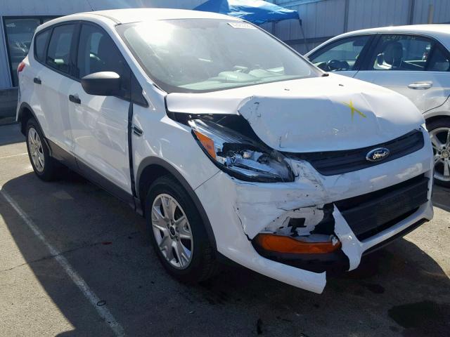 1FMCU0F73DUC63390 - 2013 FORD ESCAPE S WHITE photo 1