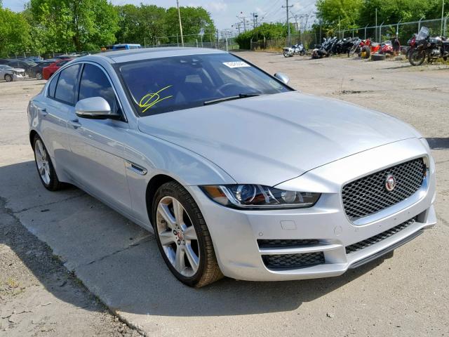 SAJAD4BGXHA947578 - 2017 JAGUAR XE PREMIUM SILVER photo 1