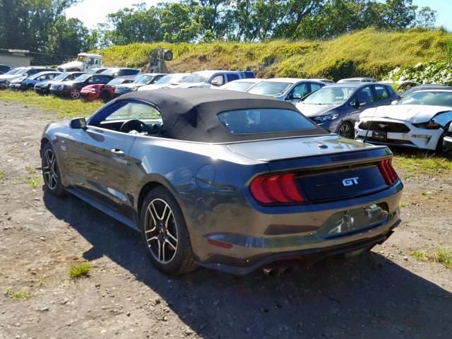 1FATP8FF0K5171717 - 2019 FORD MUSTANG GT CHARCOAL photo 3