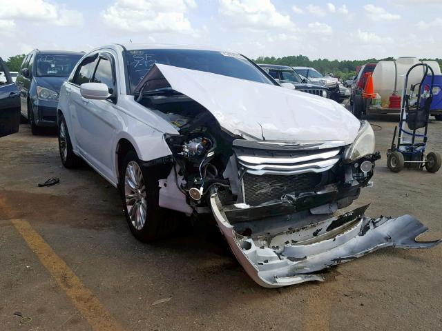 1C3CCBAB3CN155640 - 2012 CHRYSLER 200 LX WHITE photo 1