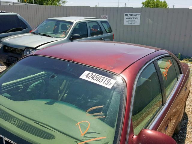 1G4HR54K81U207419 - 2001 BUICK LESABRE LI MAROON photo 9