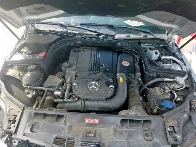 WDDGF4HB3ER319931 - 2014 MERCEDES-BENZ C 250 SILVER photo 7