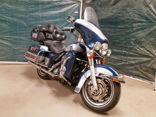 1HD1FCW101Y601852 - 2001 HARLEY-DAVIDSON FLHTCUI BLUE photo 1
