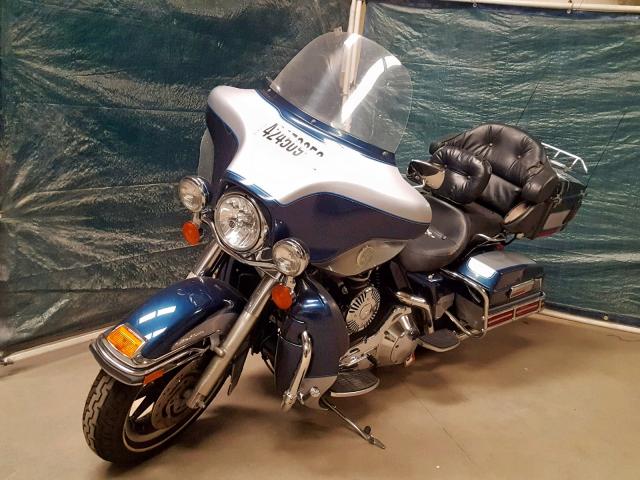 1HD1FCW101Y601852 - 2001 HARLEY-DAVIDSON FLHTCUI BLUE photo 2