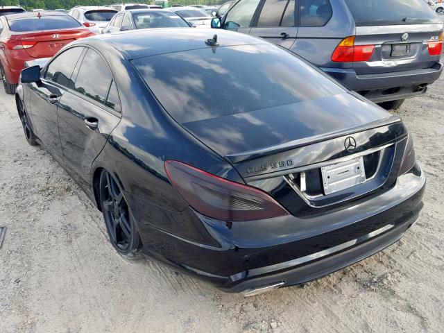 WDDLJ7DB5EA123136 - 2014 MERCEDES-BENZ CLS 550 BLACK photo 3