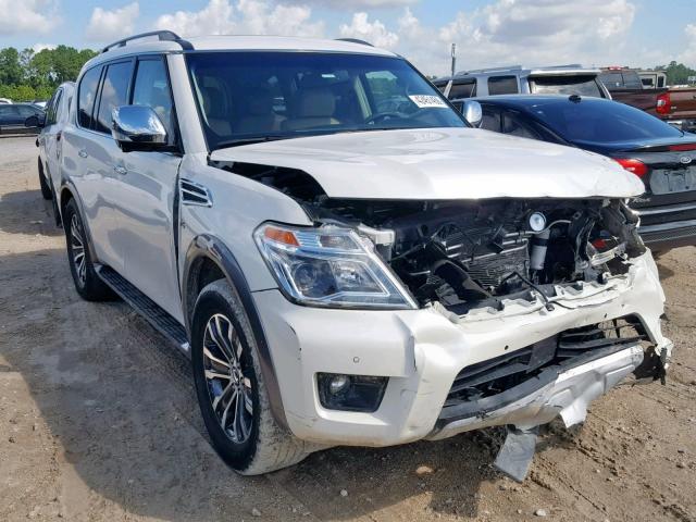 JN8AY2ND4H9001717 - 2017 NISSAN ARMADA SV WHITE photo 1