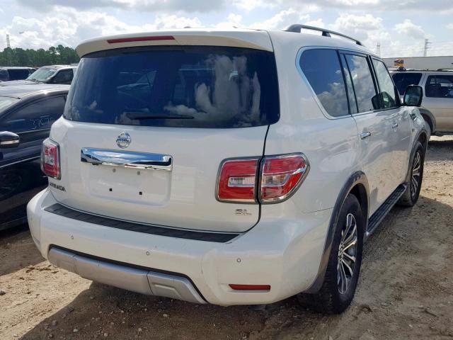 JN8AY2ND4H9001717 - 2017 NISSAN ARMADA SV WHITE photo 4