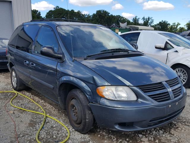 1D4GP45R05B155994 - 2005 DODGE CARAVAN SX BLUE photo 1