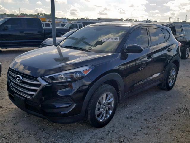 KM8J23A48HU570653 - 2017 HYUNDAI TUCSON SE BLACK photo 2