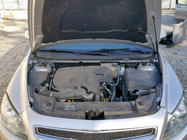 1G1ZC5E13BF251374 - 2011 CHEVROLET MALIBU 1LT 银色 照片 7