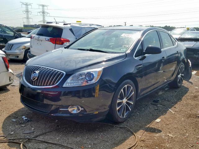 1G4PW5SK9G4138479 - 2016 BUICK VERANO SPO BLACK photo 2