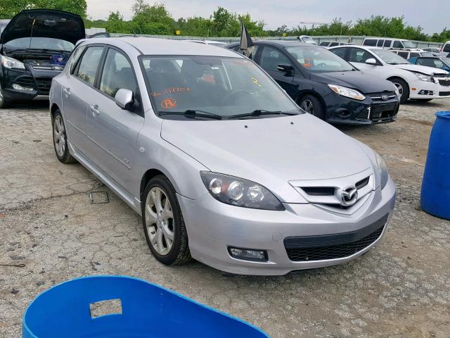 JM1BK343981177709 - 2008 MAZDA 3 HATCHBAC SILVER photo 1