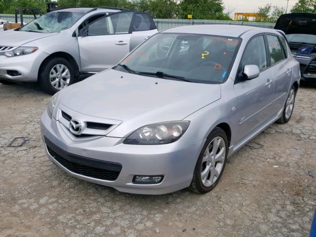 JM1BK343981177709 - 2008 MAZDA 3 HATCHBAC SILVER photo 2