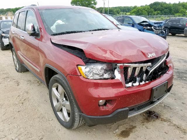 1C4RJFCT7DC545419 - 2013 JEEP GRAND CHER RED photo 1