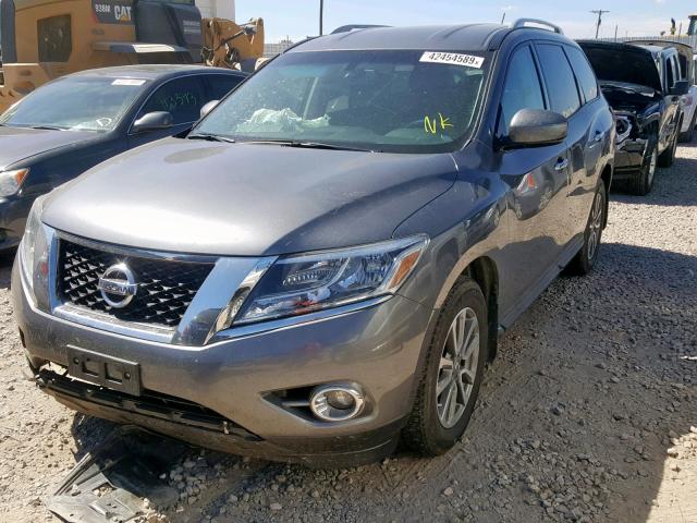 5N1AR2MN0GC663990 - 2016 NISSAN PATHFINDER GRAY photo 2