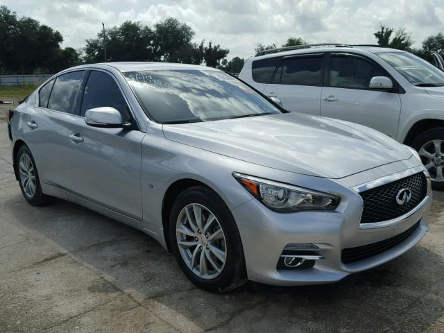 JN1BV7AR5FM403539 - 2015 INFINITI Q50 BASE SILVER photo 1