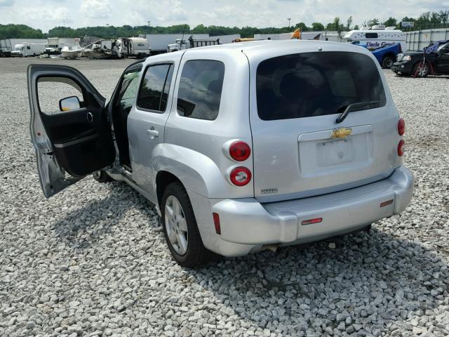 3GNBABFW9BS608213 - 2011 CHEVROLET HHR LT SILVER photo 3