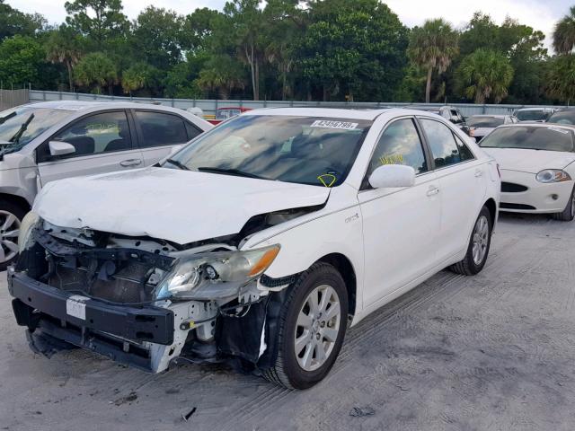 4T1BB46K79U065349 - 2009 TOYOTA CAMRY HYBR WHITE photo 2