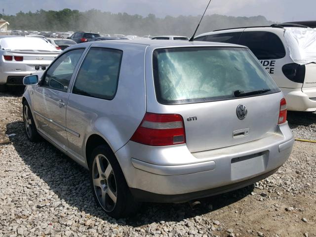 WVWDC21J51W076193 - 2001 VOLKSWAGEN GTI GLS SILVER photo 3