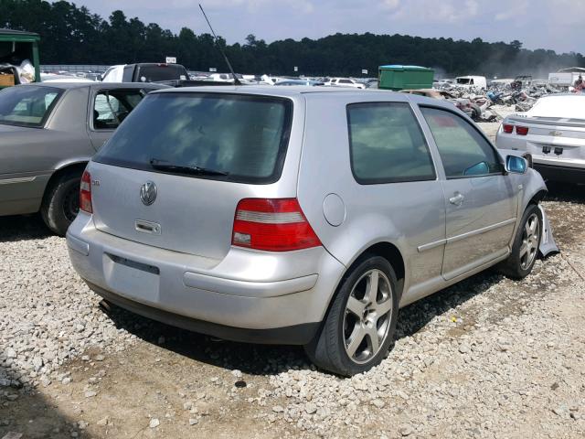 WVWDC21J51W076193 - 2001 VOLKSWAGEN GTI GLS SILVER photo 4