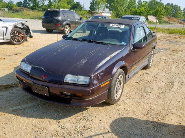 1G1LW15M8TY181165 - 1996 CHEVROLET BERETTA Z2 MAROON photo 2