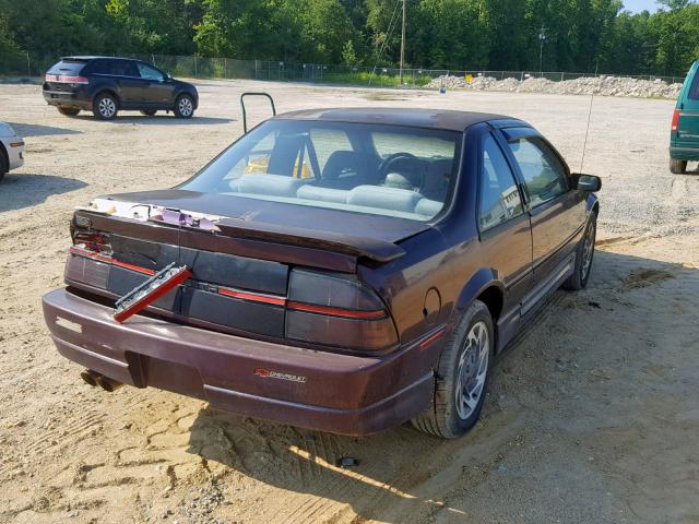 1G1LW15M8TY181165 - 1996 CHEVROLET BERETTA Z2 MAROON photo 4