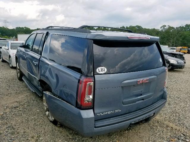 1GKS2GKC2GR195905 - 2016 GMC YUKON XL K BLUE photo 3