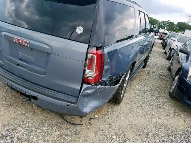 1GKS2GKC2GR195905 - 2016 GMC YUKON XL K BLUE photo 9