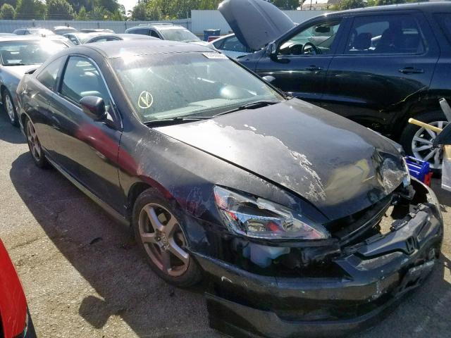 1HGCM81775A012922 - 2005 HONDA ACCORD EX BLACK photo 1